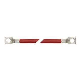 Batterikabel 35mm&#178; - 1,2m r&#248;d - &#216;6mm kabelsko