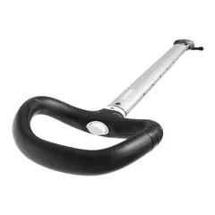 SPINLOCK Rorkultforlenger b&#248;yle 60-90cm silver alu - asym. h&#229;ndtak - std feste