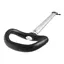 SPINLOCK Rorkultforlenger b&#248;yle 60-90cm silver alu - asym. h&#229;ndtak - std feste