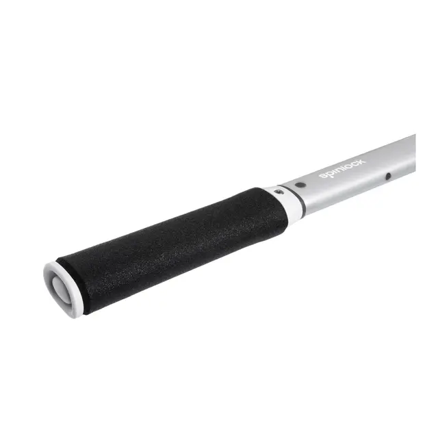 SPINLOCK Rorkultforlenger rett 75-120 cm silver alu - rett håndtak - std feste 
