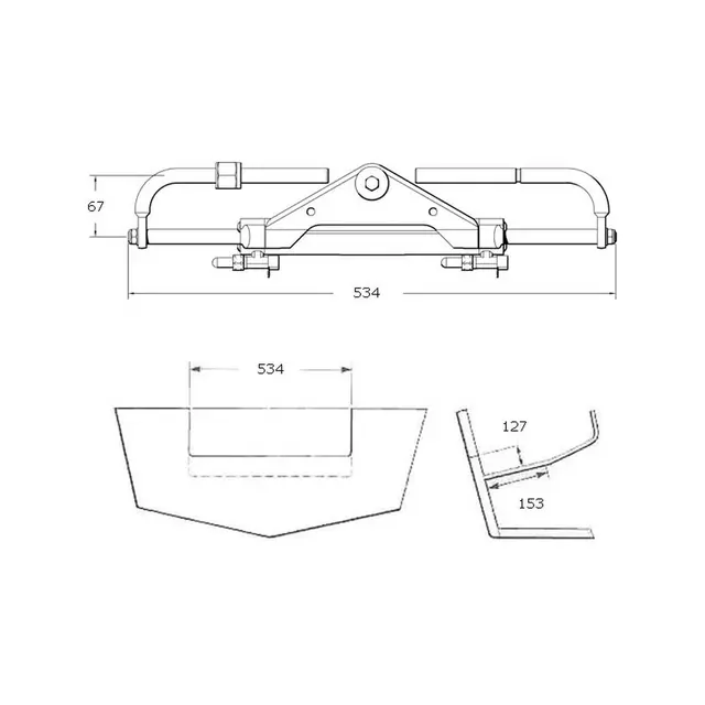 TELEFLEX Styresylinder BayStar, Compact HC4648 