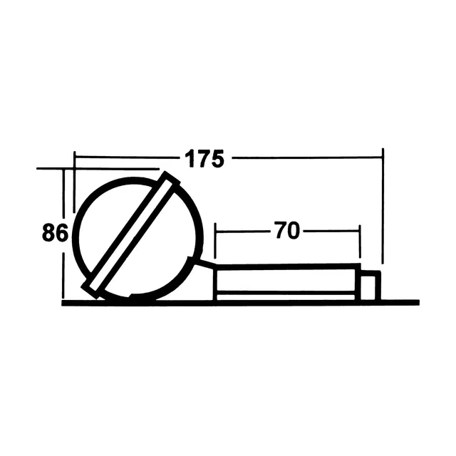 SILVA Kompass 70UNE Hvit, Batteribelyst, Avtagbart 