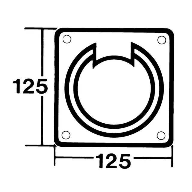 SILVA Kompass 100B/H Skottmontert, belyst 