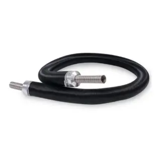 Eksosslange 24mm 220cm Isolert/Lyddemper Rustfri eksosslange med lyddemper