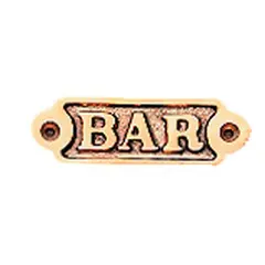 Skilt &quot;Bar&quot;