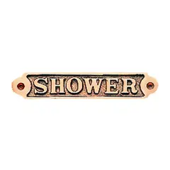 Skilt &quot;Shower&quot;