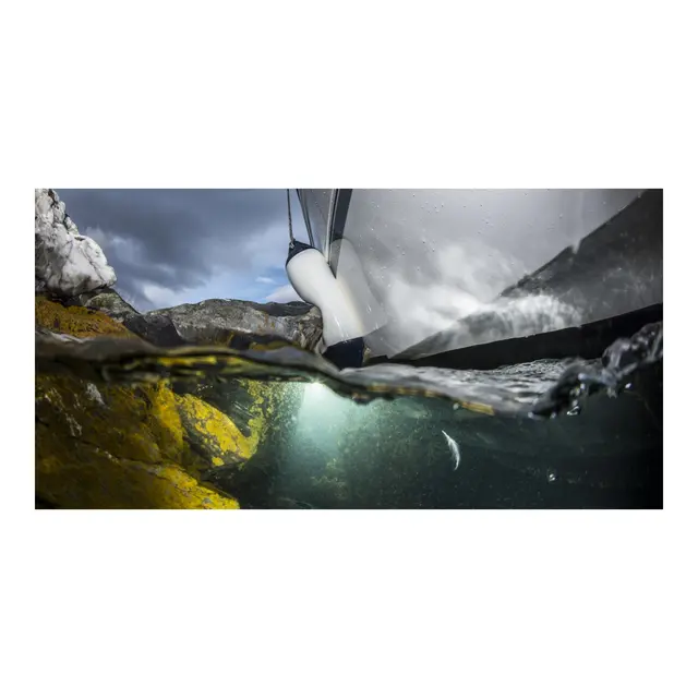 POLYFORM Fender F7 Hvit med blå ender - 1090mm 