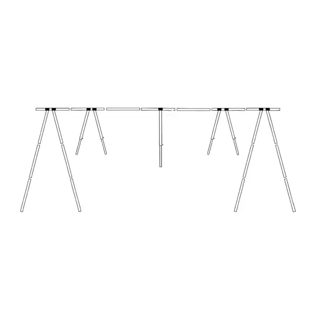 Bakkestativ for båter - 10,5m 29 til 31 fot (10,5m) 