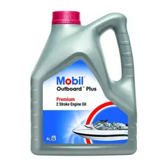 MOBIL Outboard Plus 2-takts Olje 4 L, 2-taktsolje med overlegen ytelse