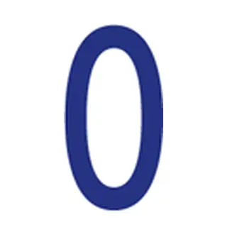 OPTIPARTS Seilnummer 0 bl&#229; - 23,5 cm til Optimist