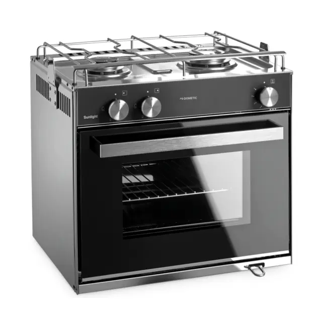 DOMETIC Sunlight Gasskomfyr Stekeovn med koketopp med 2 bluss 