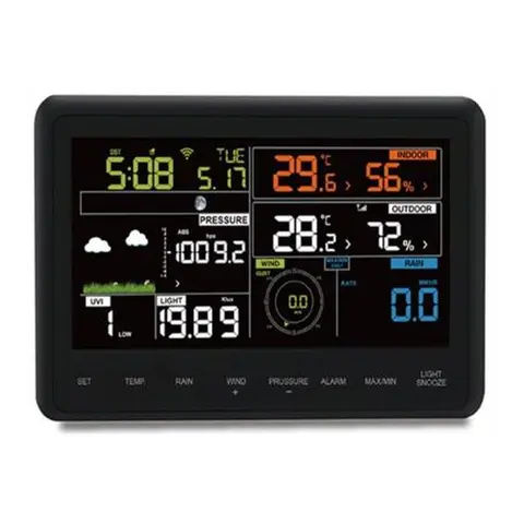 Værstasjon PRO 1, Wifi Værstasjon med fargedisplay og wifi 