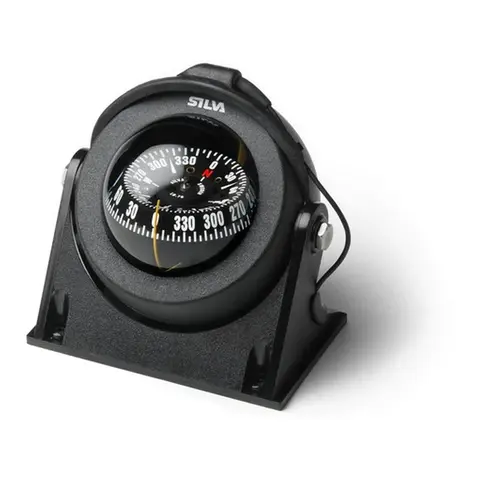 SILVA Kompass 70FBC/NBC Sort, Belyst, Kompensator 