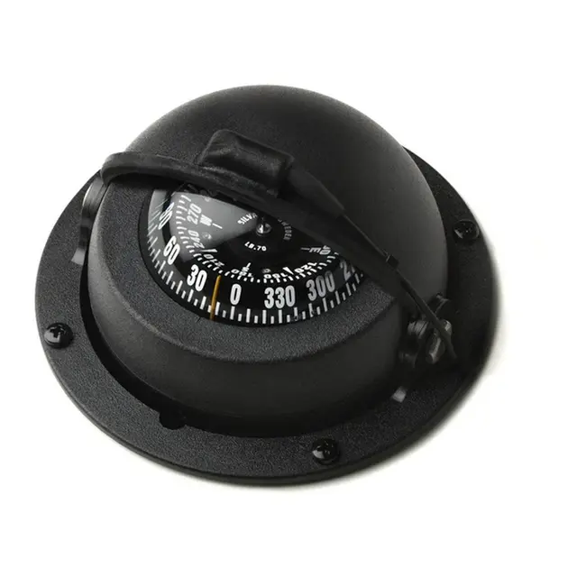 SILVA Kompass 70FBC/NBC Sort, Belyst, Kompensator 