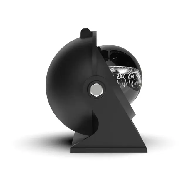 SILVA Kompass 70FBC/NBC Sort, Belyst, Kompensator 