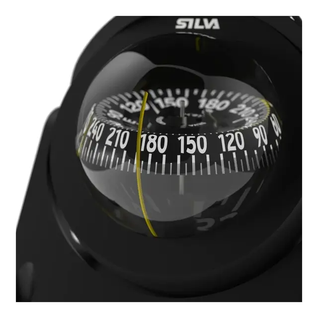 SILVA Kompass 70FBC/NBC Sort, Belyst, Kompensator 