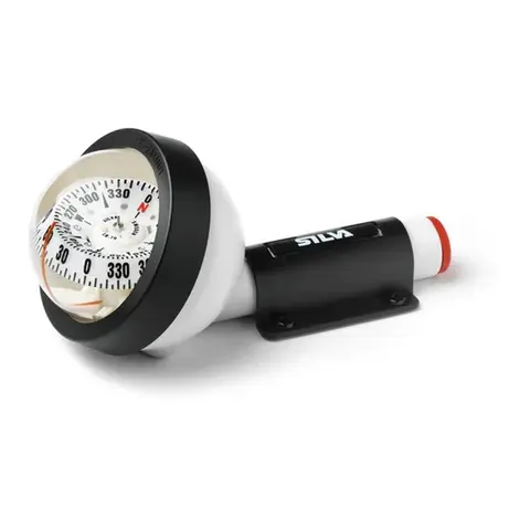 SILVA Kompass 70UNE Hvit, Batteribelyst, Avtagbart