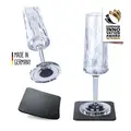 SILWY Magnetic Plastglass - Prosecco 2 stk glass og magnetpads
