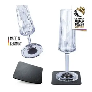 SILWY Magnetic Plastglass - Prosecco 2 stk glass og magnetpads 