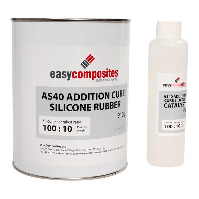 AS40 Silikon støpemasse - 1 kg m/ herder 