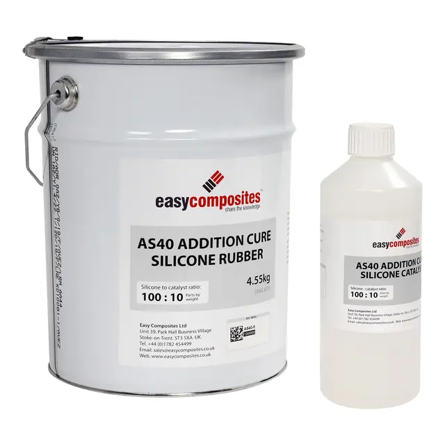 AS40 Silikon støpemasse - 5 kg m/ herder 