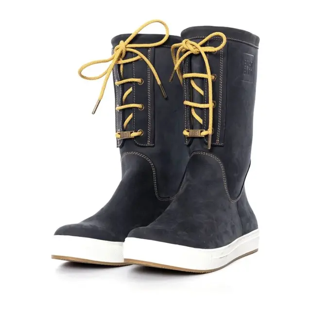 BOATBOOT Laceup Seilstøvel Str 42, skinn, mørk blå 
