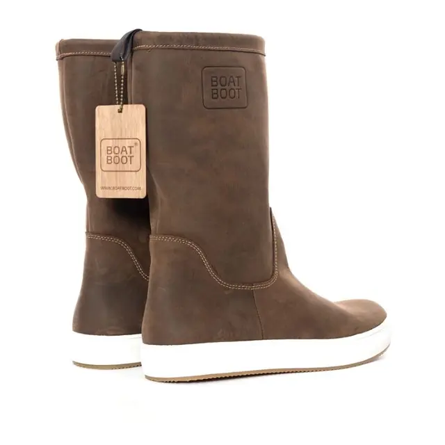 BOATBOOT Non Lace Seilstøvler Str 41, skinn, brun 