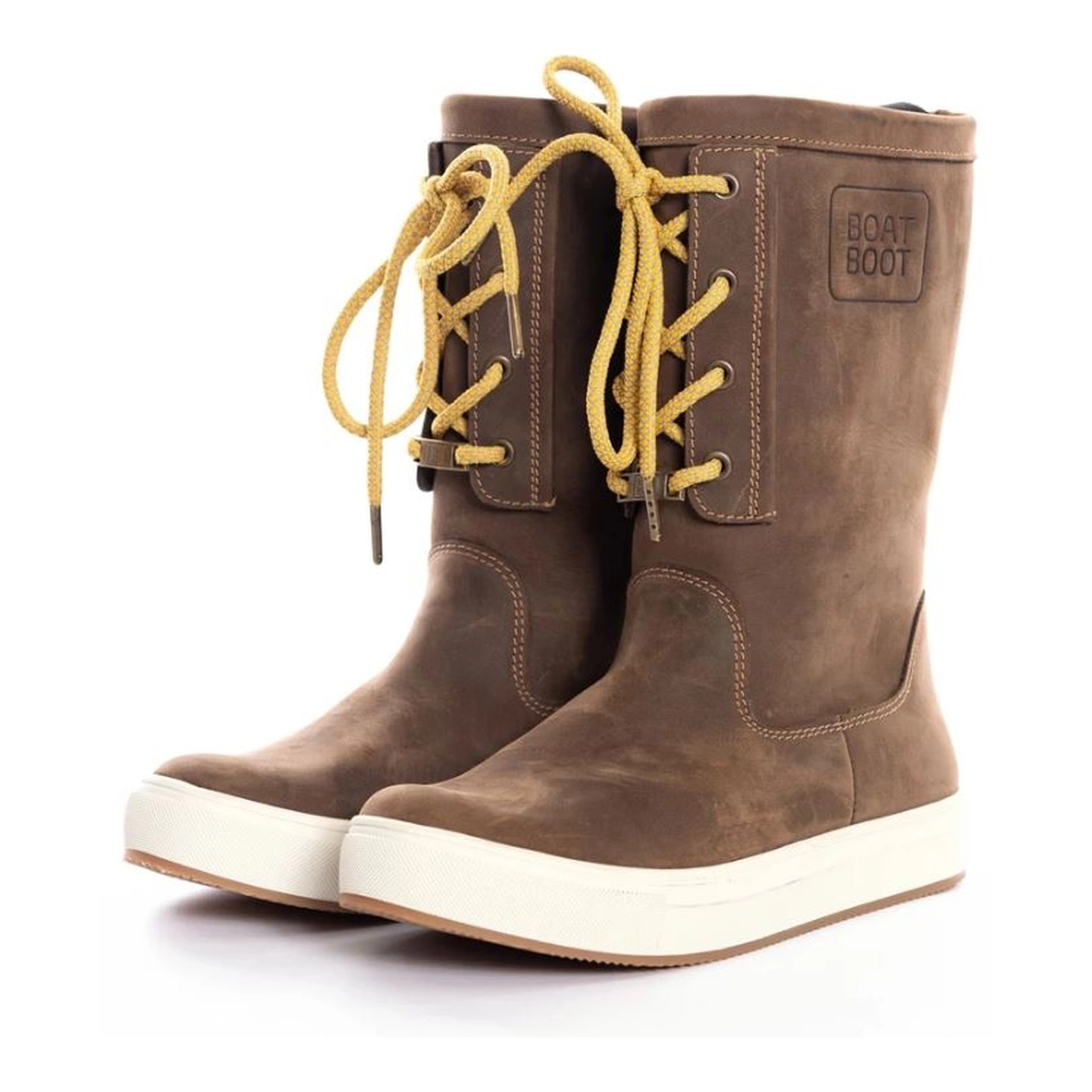 BOATBOOT Laceup Seilstøvel Str 37, skinn, brun