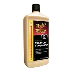 MEGUIARS M101 Foam-Cut Compound 0,95L Mirror Glaze - Grov rubbing for skumpad