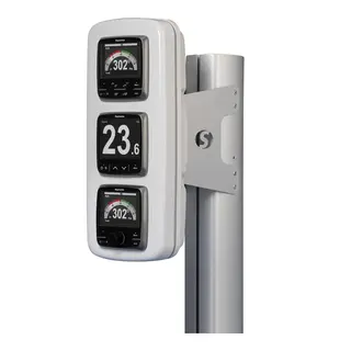 SCANSTRUT SPM-3i-W Mastebrakett Hvit, kompositt, for 3 stk instrumenter