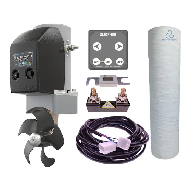 SLEIPNER SE60 Baugpropell Pakke - 12v 60Kg/4HK/Ø185mm, for Båter 29-38 fot 