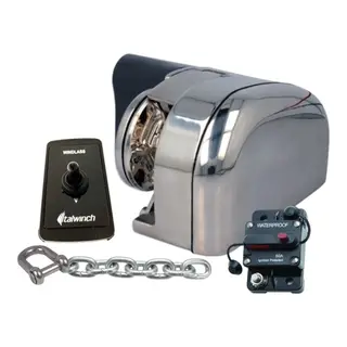 ITALWINCH Ankervinsjpakke IKI Pro Baug 12V 800W - b&#229;ter 26 til 39 fot