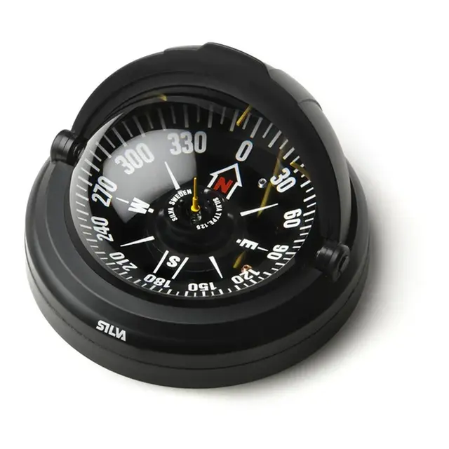 SILVA Kompass 125FTC Sort, belyst 