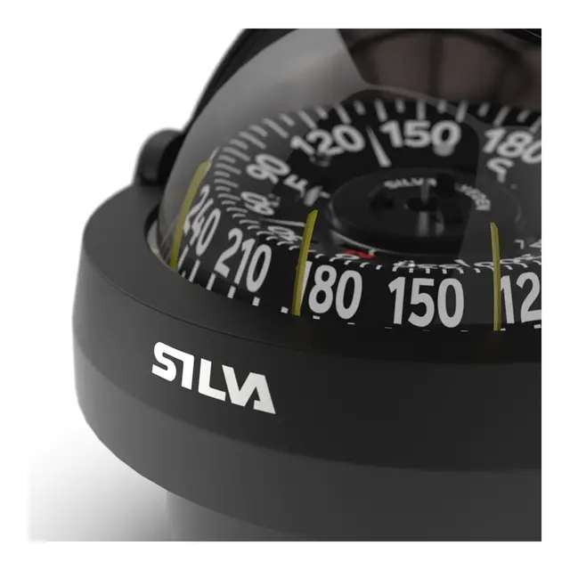 SILVA Kompass 100FC Sort, belyst 