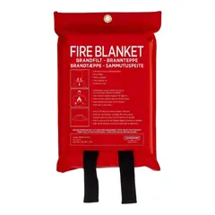 HOUSEGARD Brannteppe - silikonbelagt R&#248;d - 120x120 cm