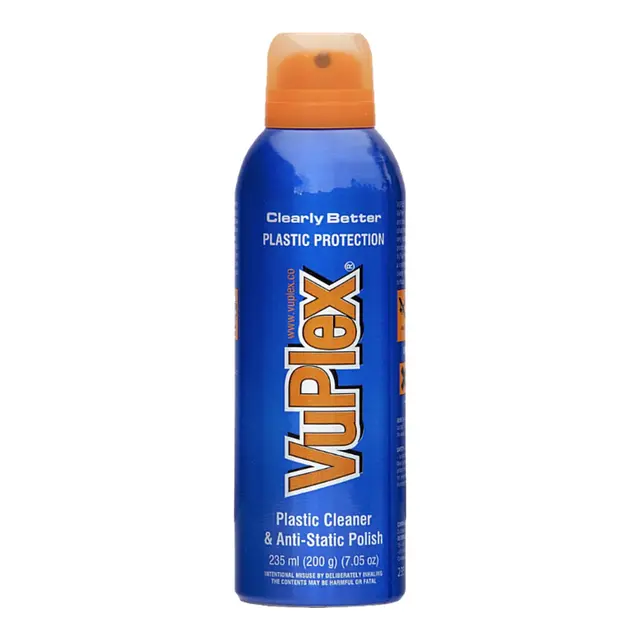 VUPLEX Rens og poleringsmiddel - 235ml for plastruter, kalesjevinduer m.m 