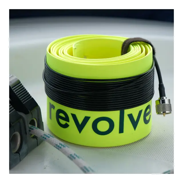 REVOLVE Sammenleggbar VHF nødantenne 2,5m - 156MHz med strobelys 