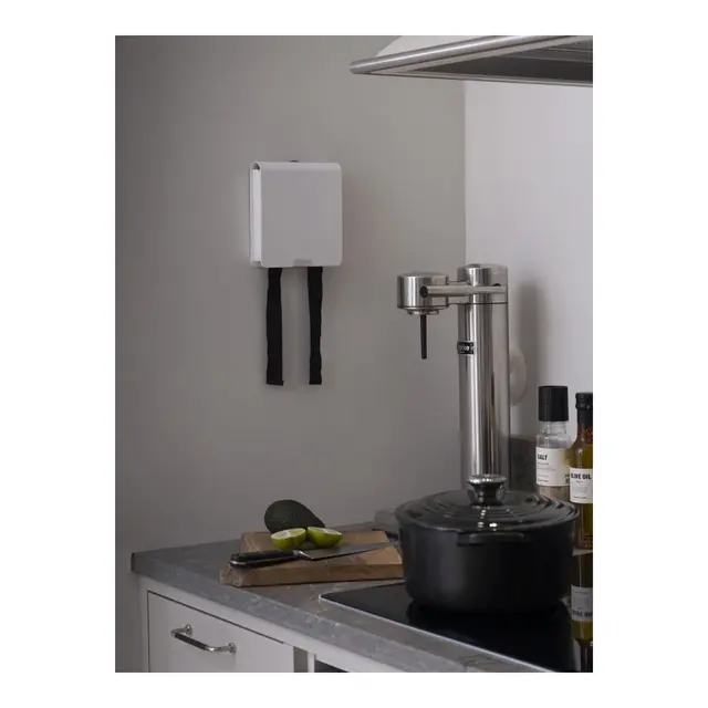 HOUSEGARD Brannteppe m/ metalldeksel Hvit - 120x120 cm 