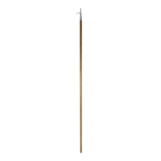 TREM Båtshake i tre fast, 210cm m/forkrommet hakestuss 