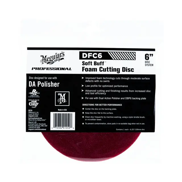 MEGUIARS Foam Cutting Disc - Ø6" (150mm) Grov polering - kvalitet uten merker 