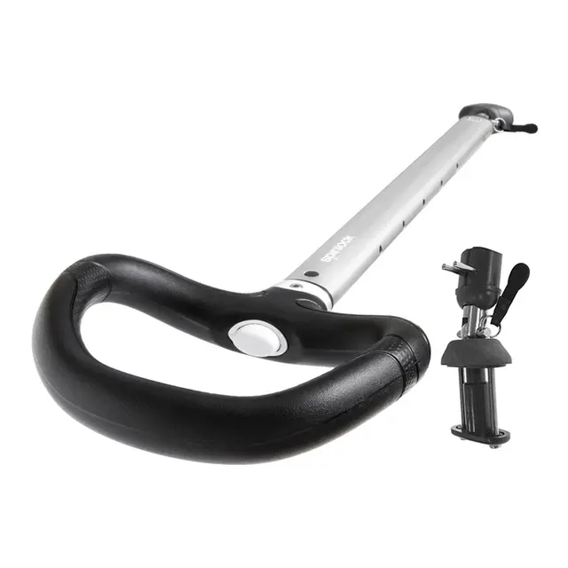 SPINLOCK Rorkultforlenger bøyle 75-120cm silver alu - asym. håndtak - diablofeste 