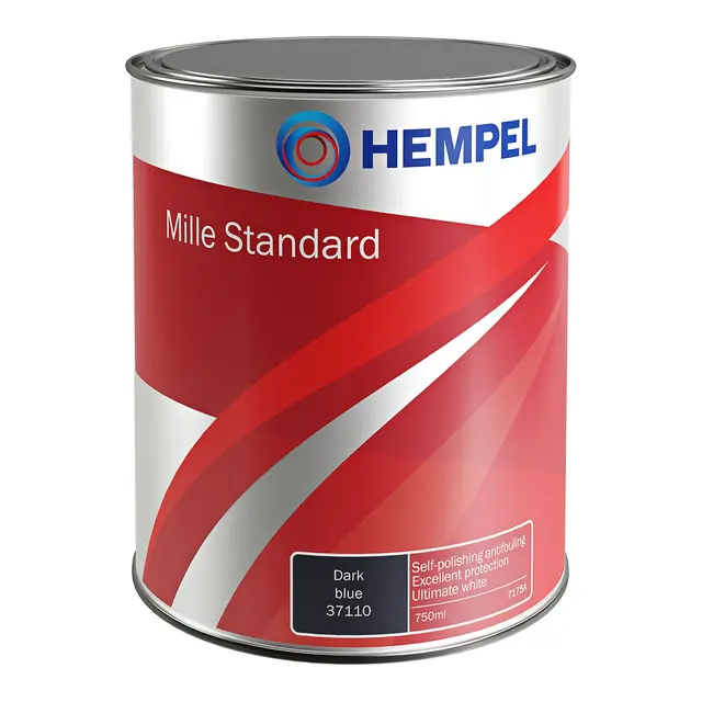 HEMPEL Mille Standard Black - 0,75 l Selvpolerende bunnstoff - sort 