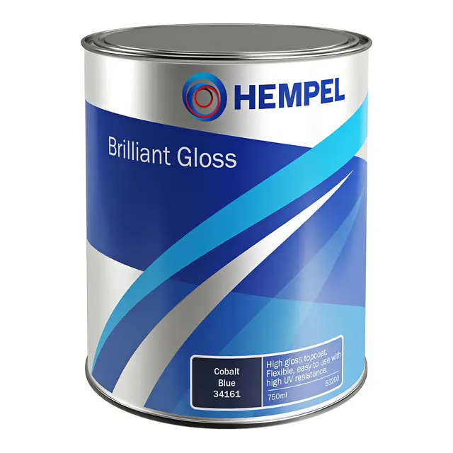 HEMPEL Brilliant Gloss 0.75 l Maling over vannlinjen - Sort 