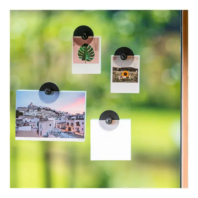 SILWY Magnetic Pin 4 stk pins og 4 sorte magnetpads 