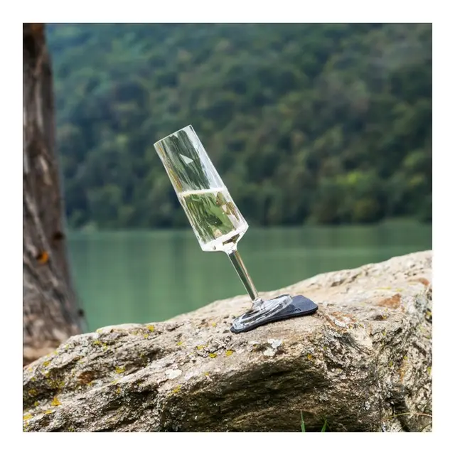 SILWY Magnetic Plastglass - Prosecco 2 stk glass og magnetpads 