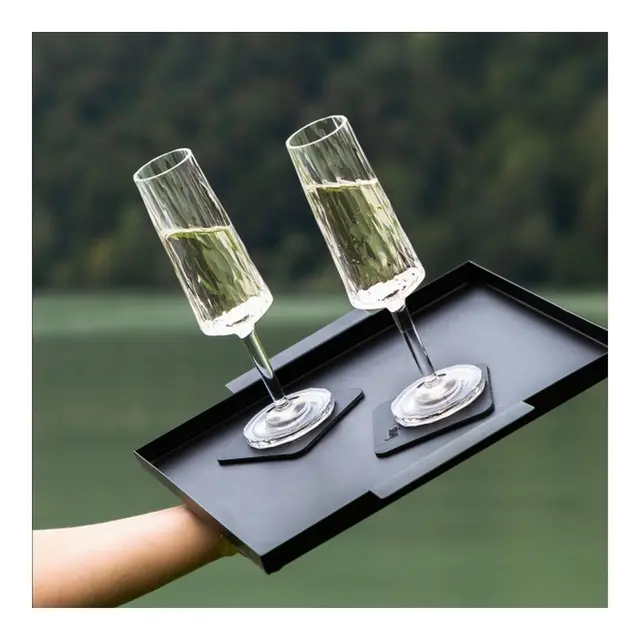 SILWY Magnetic Plastglass - Prosecco 6 stk glass og magnetpads 