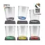 SILWY Magnetic Plastglass - Drikkeglass 6 stk glass (multif. bunn) og magnetpads