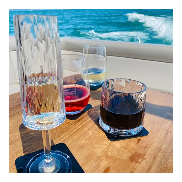 SILWY Magnetic Plastglass - Tumbler 6 stk glass og magnetpads 