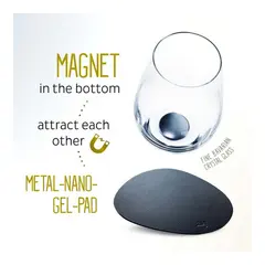 SILWY Magnetisk pad for glass 1 stk - Bl&#229; - 20 x 13,5 cm