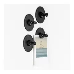 SILWY Magnetic Pin 4 stk pins og 4 sorte magnetpads
